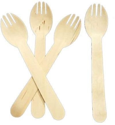 140mm Wooden Spork