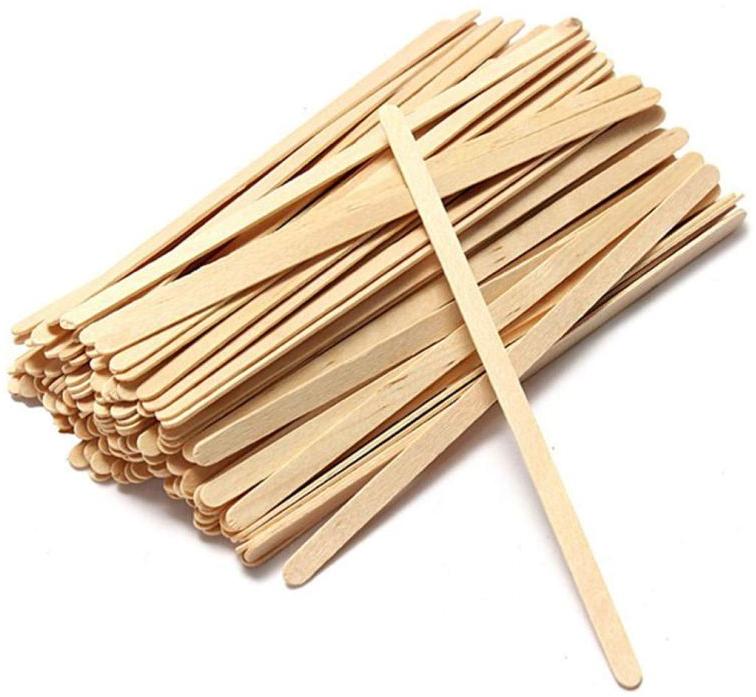 Creamy 160mm Wooden Coffee Stirrer, for Bar, Hotel, Restaurant, Feature : Disposable, Easy To Use