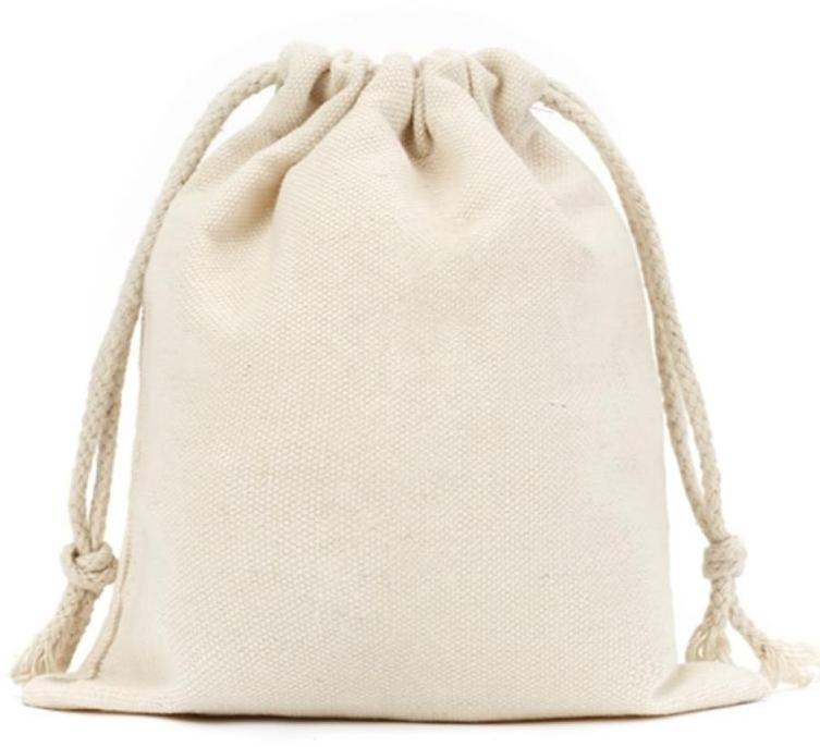 Plain Cotton Drawstring Bag, Feature : Light Weight, Easy Folding