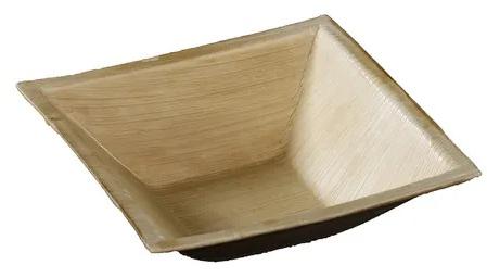 Square Pyramid Areca Leaf Bowl