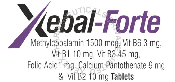 White Xebal-Forte Tablets