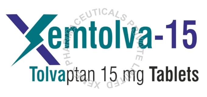 White. Xemtolva-15 Tablets