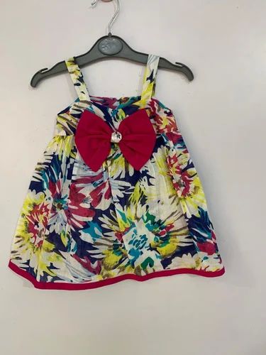 Printed Cotton Multicolor Girls Kids Frock, Feature : Attractive Pattern, Comfortable