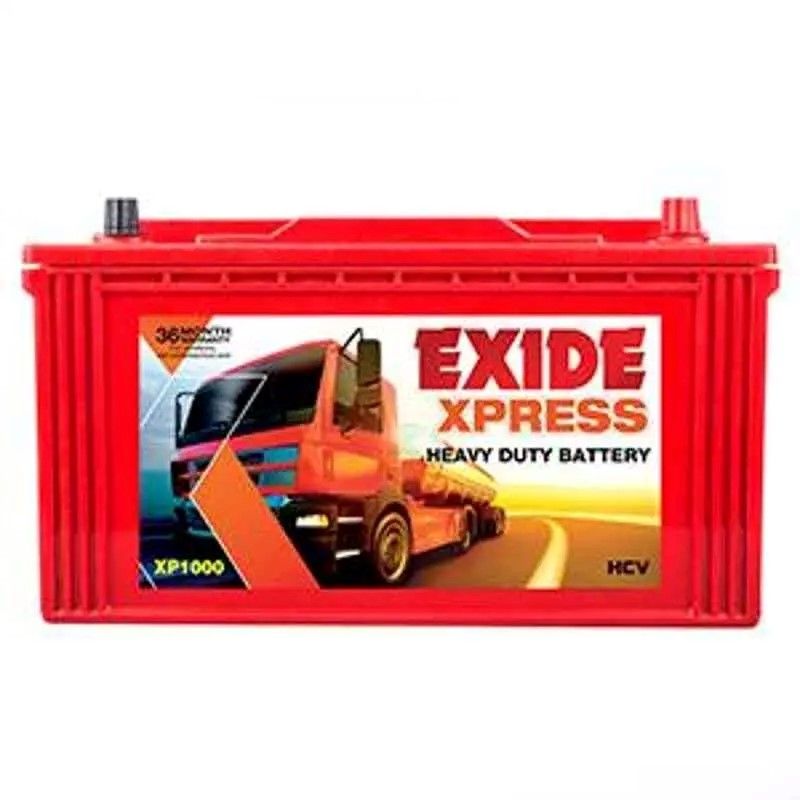 Exide Xpress Heavy Duty Battery, for Automotive, Size : (DRIVE- 1000, 1300, 1500) (XP-1000, 1300