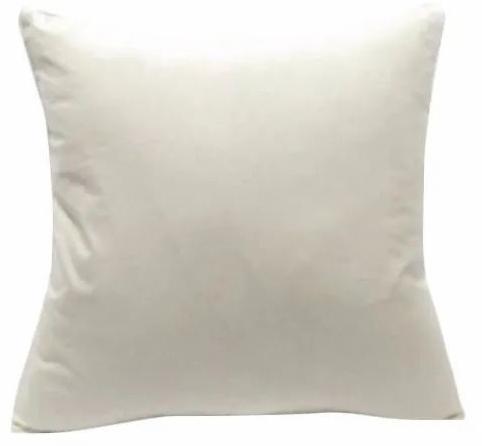 White Square Plain/Stripes Polyester 20x20 Inch Pillow, for Home, Hotel, Feature : Easily Washable