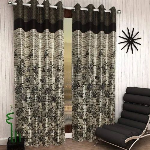 Multicolor Polyester Printed Door Curtain, for Window, Hotel, Home, Packaging Type : Packet