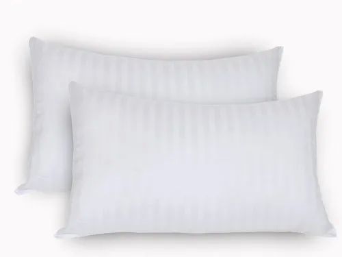 Rectangle White Comfort Soft Fiber Pillow, for Hotel, Home
