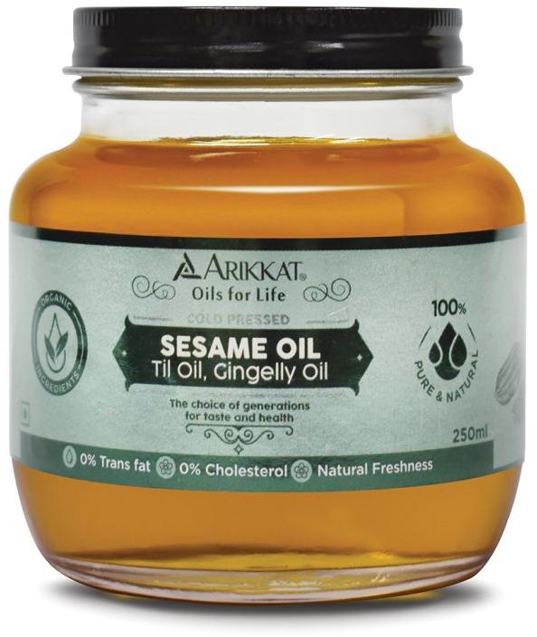 ARIKKAT Cold Pressed Sesame Oil, Shelf Life : 24 months