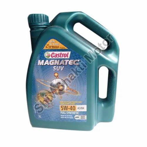 Castrol Magnatec 5W-40 Suv Engine Oil, Packaging Type : Plastic Packets