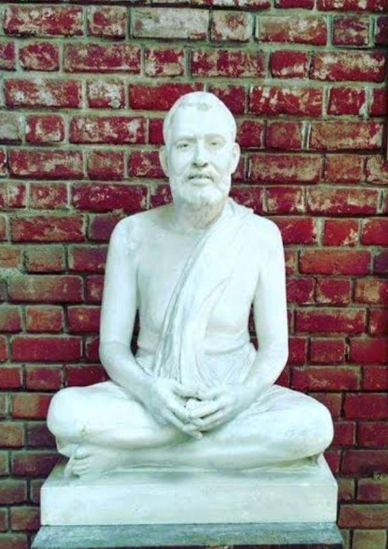 White Marble Ramakrishna Statue