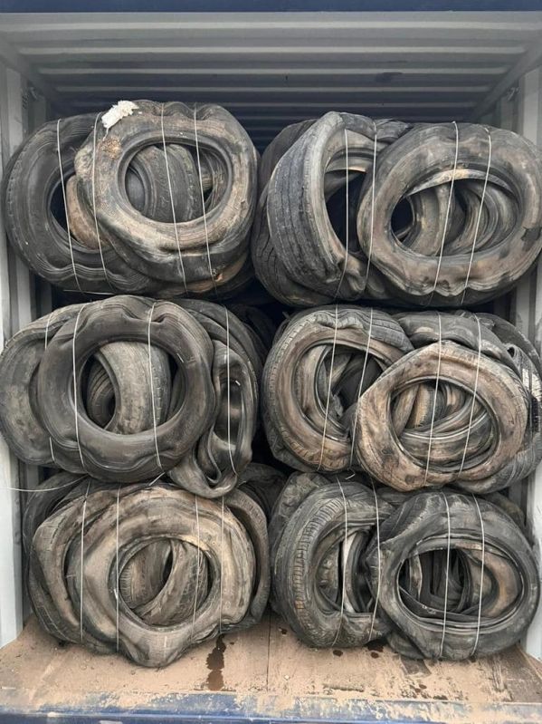 Black Used Nylon Tire waste tyre scrap, for Making Crumb Rubber, Recycle