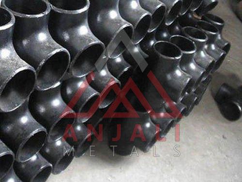 Black Powder Coating SS Butt Weld Equal Tee , for Plumbing Pipe, Size : All Sizes