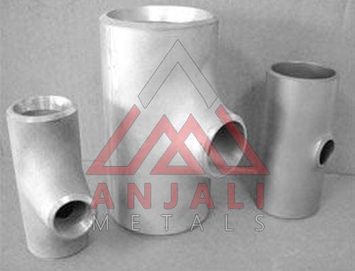 Silver Polished Stainless Steel Butt Weld Reducing Tee, for Pipe Fitting, Size : All Sizes