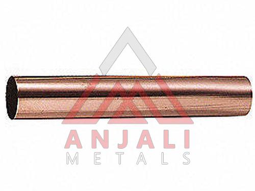 Golden Round Copper Straight Pipes, Feature : Fine Finishing