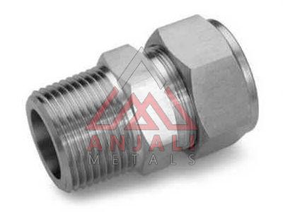 Stainless Steel Ferrule Male Connector BSP, for Pipe Fitting, Feature : Durable, High Ductility, High Tensile Strength