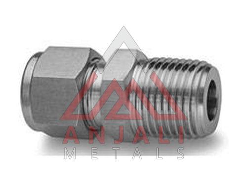 Stainless Steel Ferrule Male Connector NPT, for Pipe Fitting, Feature : Durable, High Ductility, High Tensile Strength