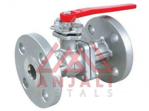 Silver Stainless Steel Flanged Ball Valve, for Industrial, Feature : Durable