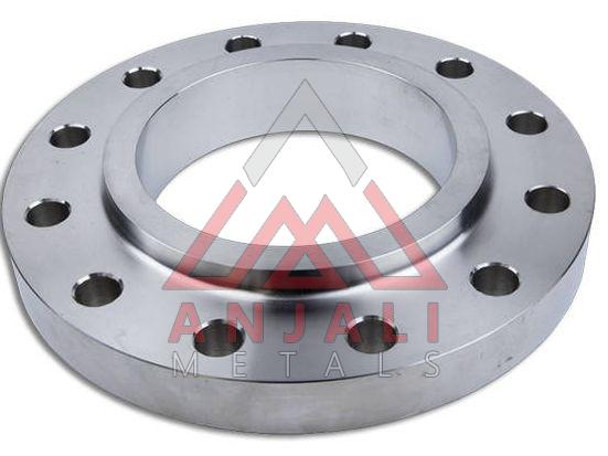 Silver Round Plain Polished Stainless Steel Slip On Flanges, for Industry Use, Size : All Sizes