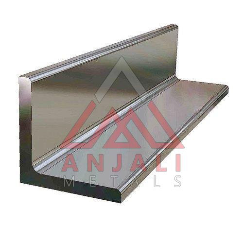 Silver Polished Stainless Steel Angle, for Industrial, Feature : Fine Finishing, High Strength
