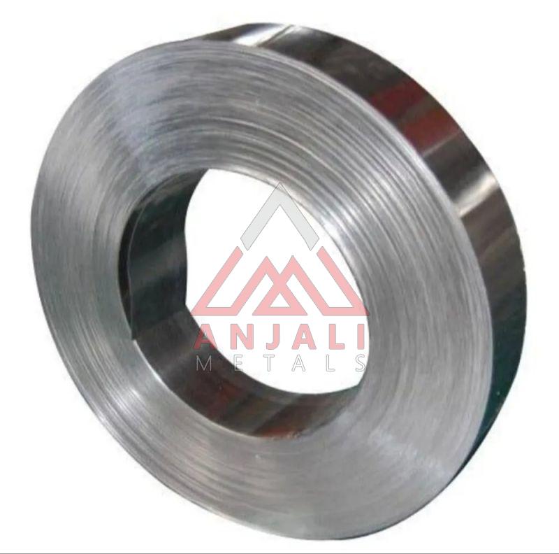 Silver Polished Stainless Steel Strip Coil, for Industrial, Packaging Type : Roll