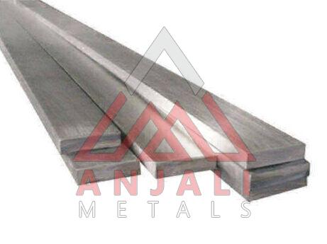 Silver Rectangular Stainless Steel Flat Bar, for Construction, Industrial, Technique : Hot Rolled