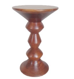 Brown Fancy Mango Wood Stool