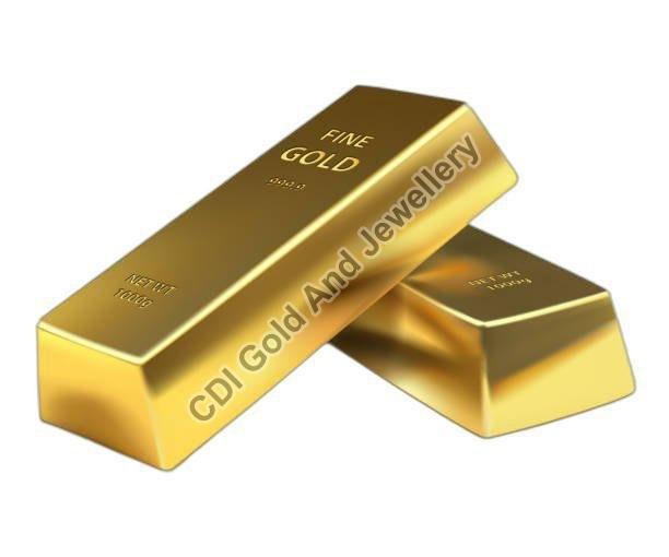 Golden 24 Carats Gold bar, for Jewelries, Shape : Rectangular