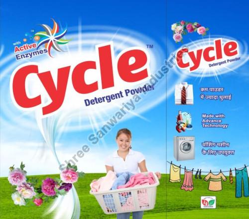 White 350gm Cycle Detergent Powder, for Cloth Washing, Purity : 100%