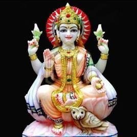 Mulit Colour Gold Plated Lakshmi Mata Statue, for Home, Office, Temple, Size : 2 Feet