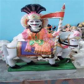 Printed Paint Coating Marble Jahar Peer Statue, Speciality : Shiny