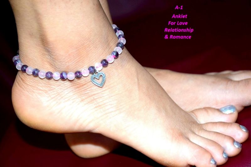 Heart Shape Relationship Anklet, Purity : 100%