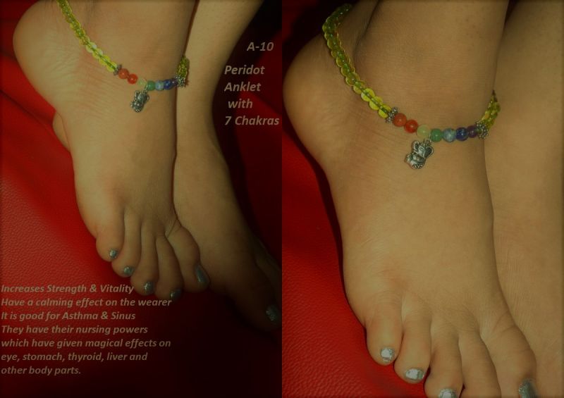 Peridot Anklet, Gender : Female