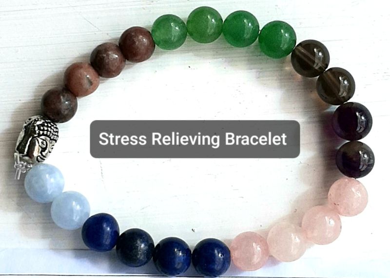 Gemstone Stress Relieving Control Bracelet, Style : Common