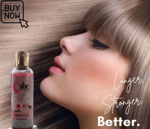 She Liquid Hibiscus Shampoo, for Hair Care, Purity : 100%