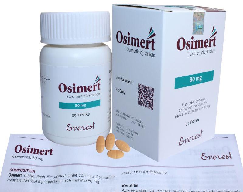 Capsules Osimert Tablets, For Clinical, Hospital, Personal, Packaging Type : Bottle