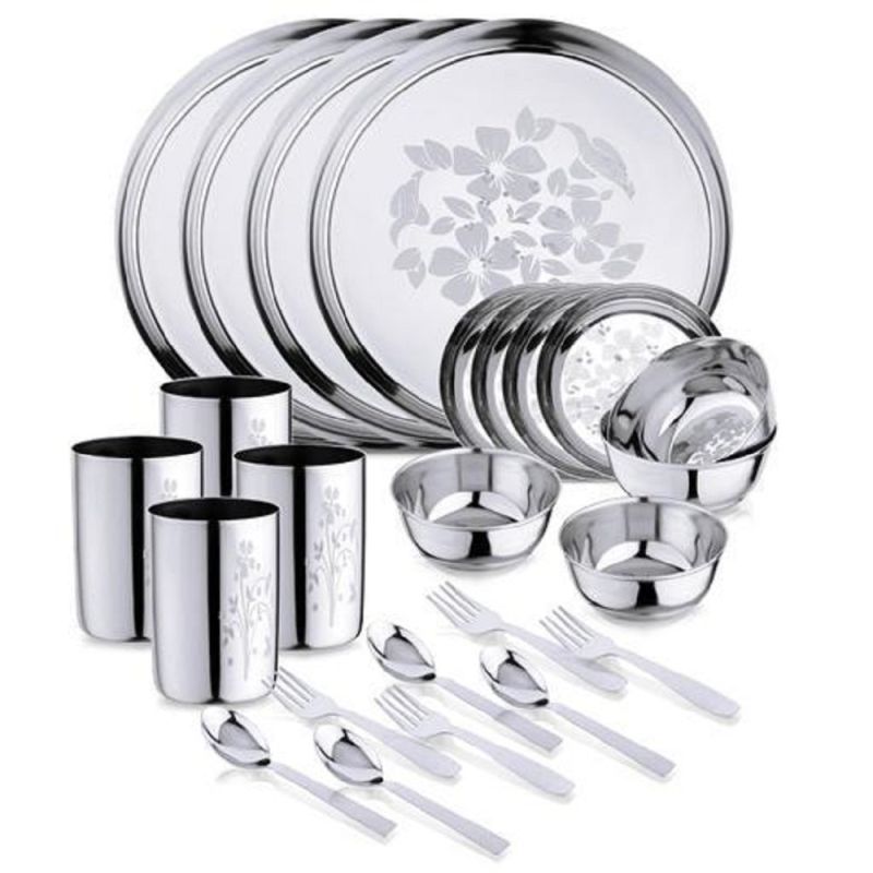 Stainless Steel Dinner Set