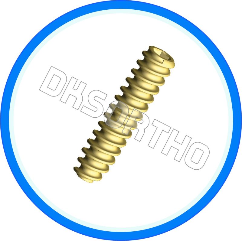 Brass PCL Screw, for Hospital, Color : Golden