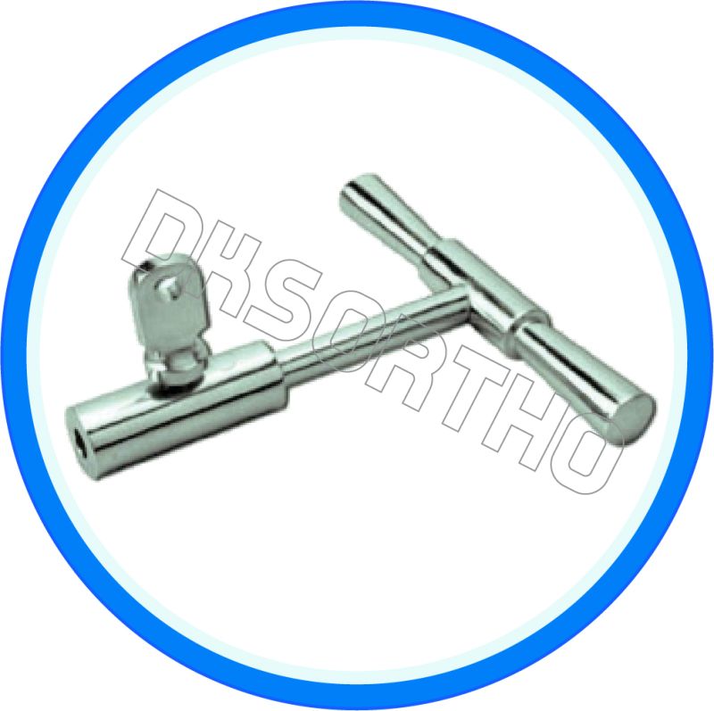 Metallic Polished Schanz Pin Clamp, for Hospital