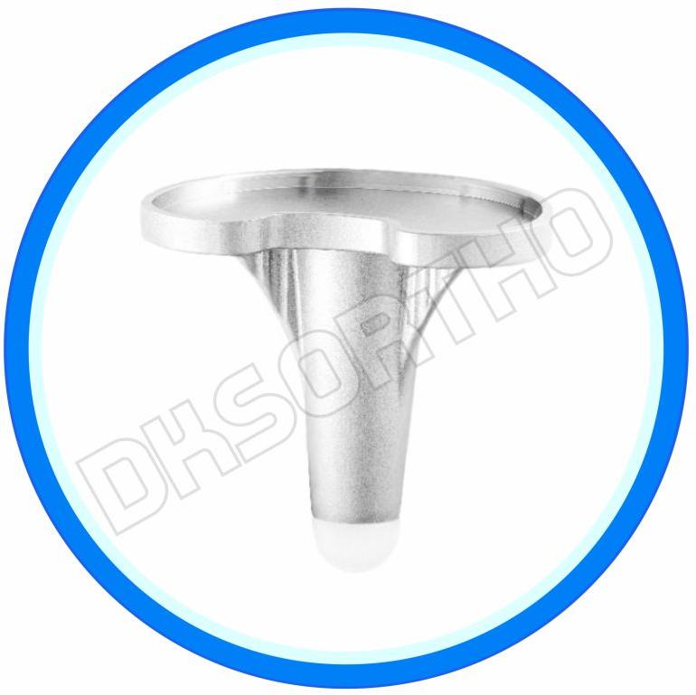 316 LVM Plain Tibial Knee Tray, for Hospital, Color : Silver