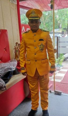 Yellow Wedding Band Uniform