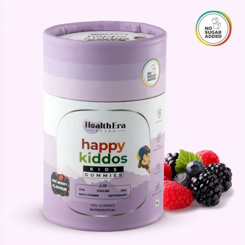 Healthera Happy Kiddos Kids Multivitamin Gummies, Packaging Type : Steel Box