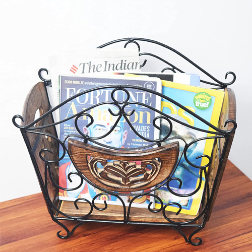 Lakdi Wale 1000 Gm India Magazine Basket, For News Paper