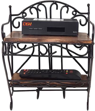 1000 gm Lakdi Wale India set top box stand, for Decorative Item, Features : Fixable