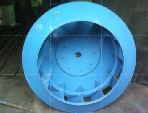 Automatic Electric Blower Fan Impeller, for Industrial, Color : Blue