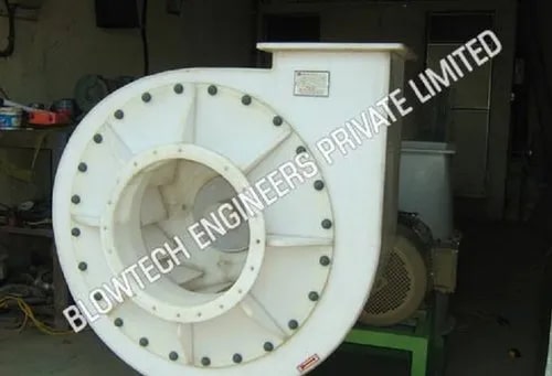 White Automatic Electric PP Centrifugal Blower, for Industrial, Power : Upto 300 HP