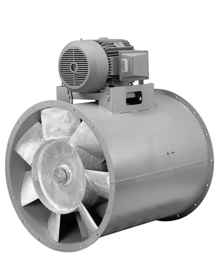 Grey Electric Stainless Steel Fan, for Industrial, Voltage : 220V