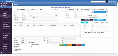 Online Pathology Lab Reporting Software
