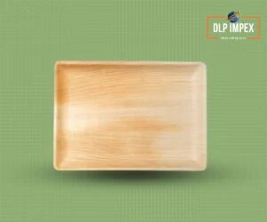 14x10 Inch Rectangle Areca Palm Leaf Tray