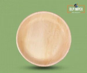 9 Inch Round Areca Palm Leaf Plate
