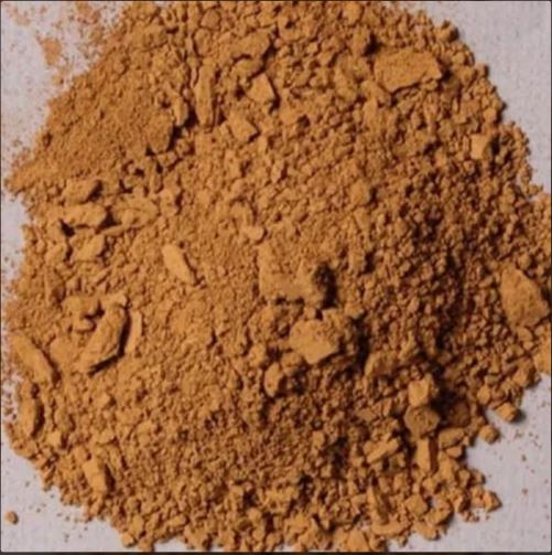 Raw Sienna Powder, Color : Brown